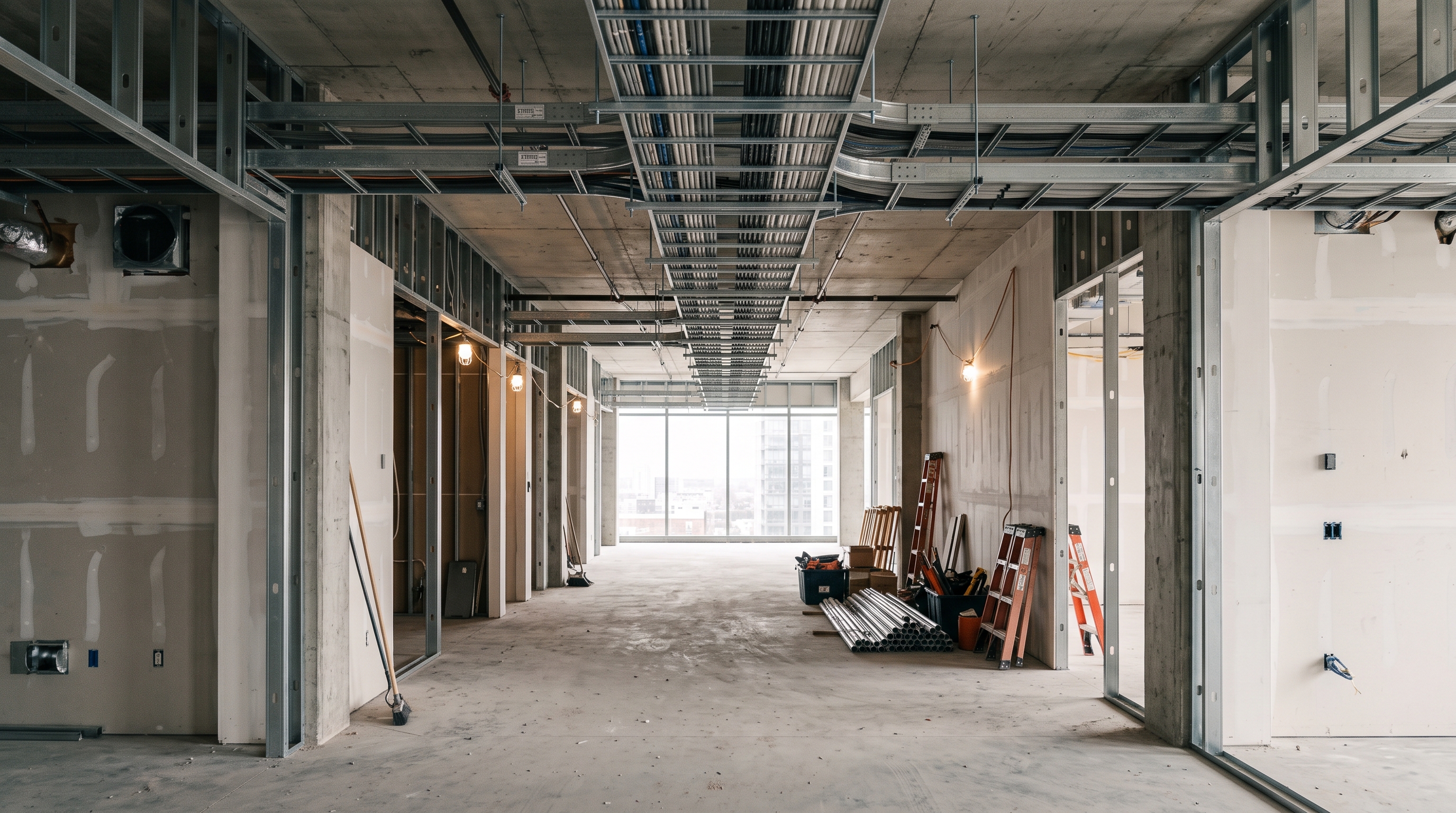 Infrastructure planned during new construction