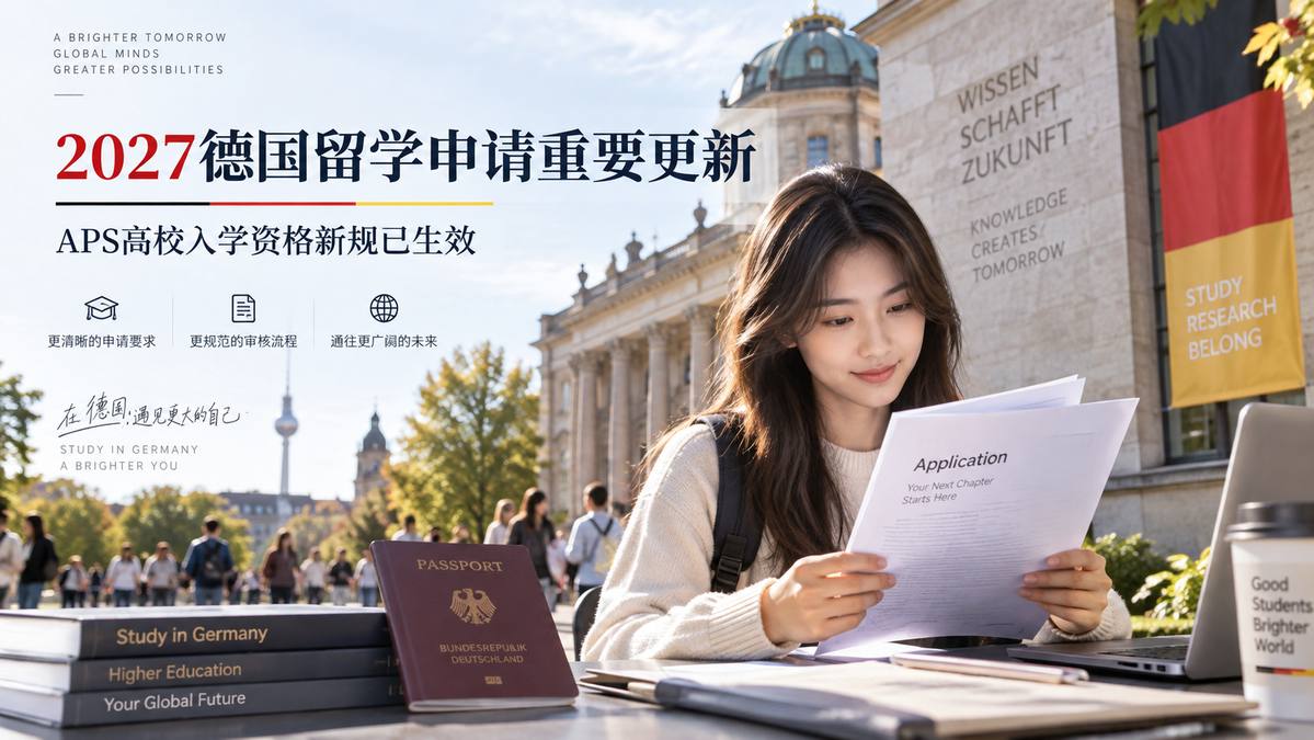 2027德国留学申请重要更新：APS高校入学资格新规已生效，中国学生该怎么准备？