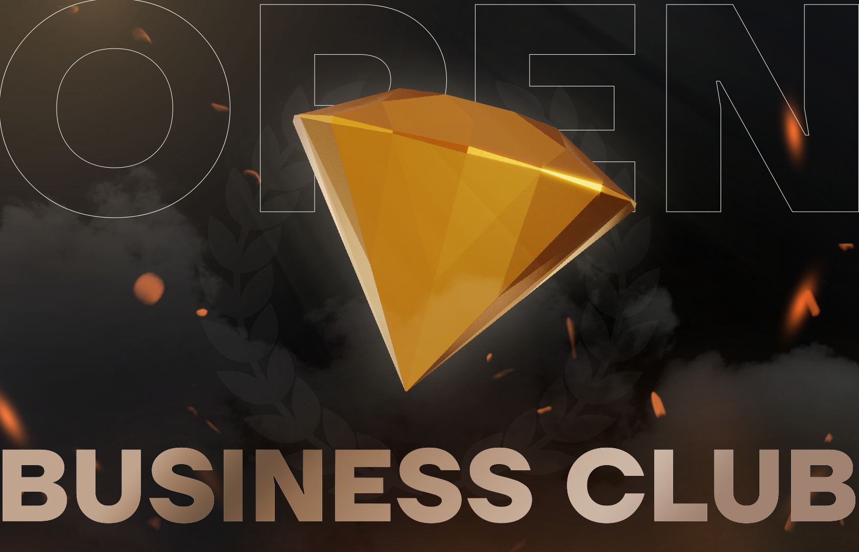 Золотой кристалл — графика Open Business Club
