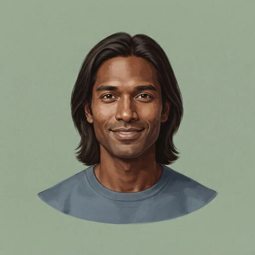 AI-generated illustrated avatar for Austin