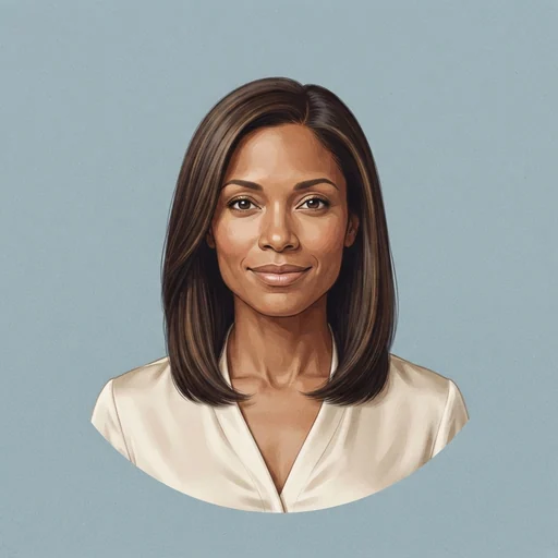 AI-generated illustrated avatar for Anika