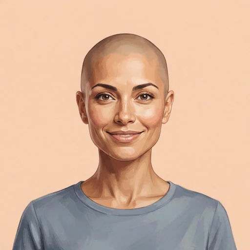 AI-generated illustrated avatar for Fernanda