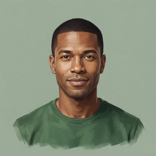 AI-generated illustrated avatar for Alexander