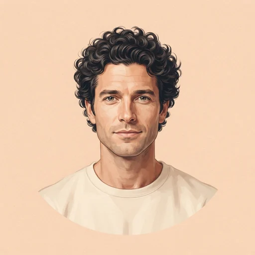 AI-generated illustrated avatar for Tariq