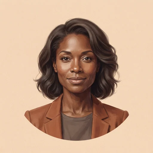 AI-generated illustrated avatar for Lindiwe