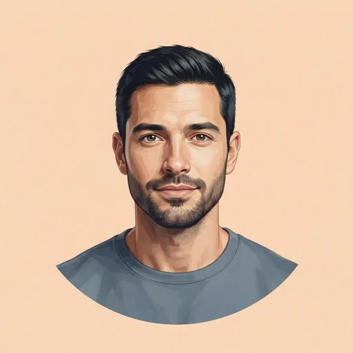 AI-generated illustrated avatar for Rohan