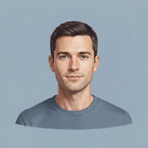 AI-generated illustrated avatar for Oren