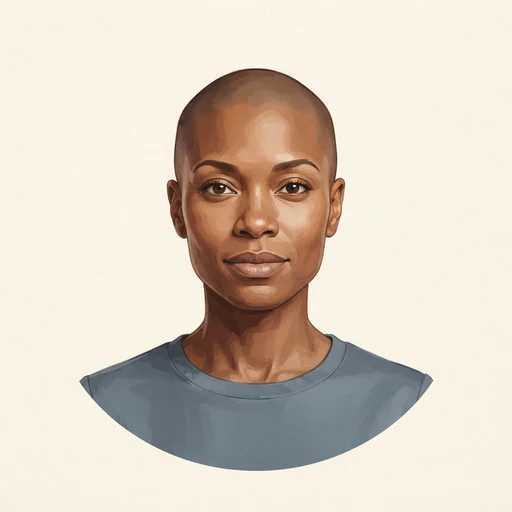 AI-generated illustrated avatar for Vreni