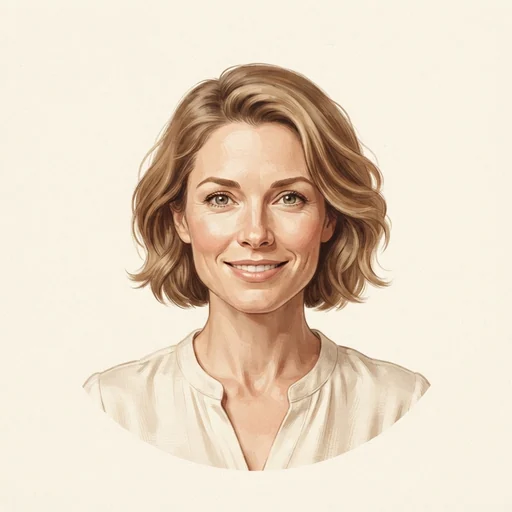 AI-generated illustrated avatar for Josette