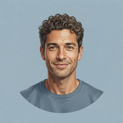 AI-generated illustrated avatar for Anuj