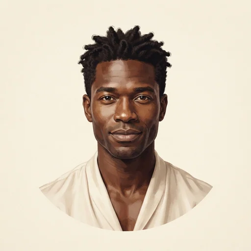 AI-generated illustrated avatar for Eitan