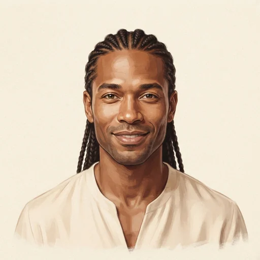 AI-generated illustrated avatar for Lorenzo