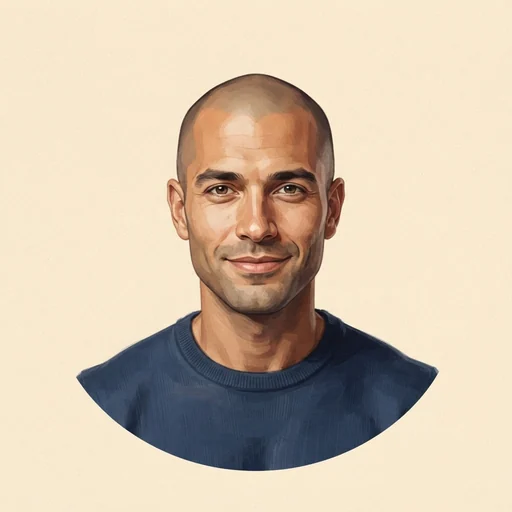 AI-generated illustrated avatar for Thijs