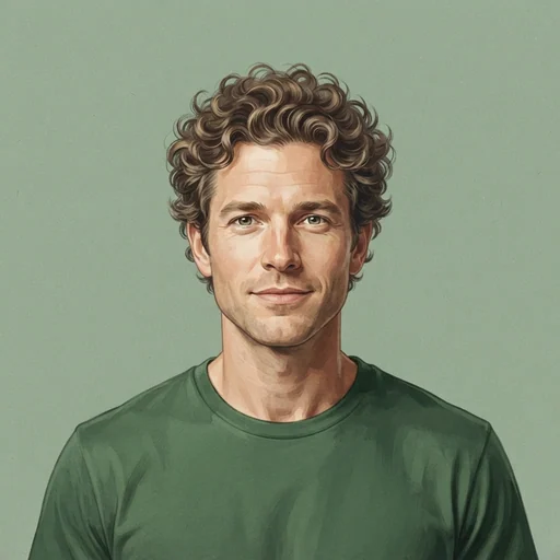 AI-generated illustrated avatar for Daniel