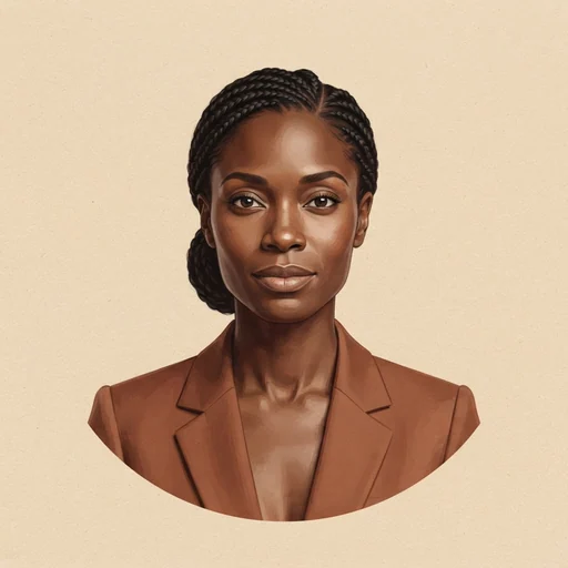 AI-generated illustrated avatar for Elena