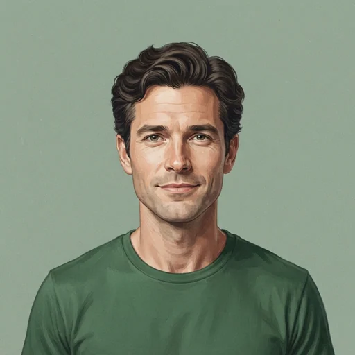 AI-generated illustrated avatar for Félix