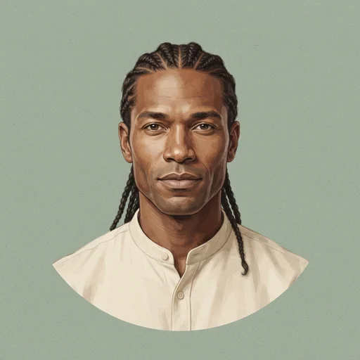 AI-generated illustrated avatar for Sergei