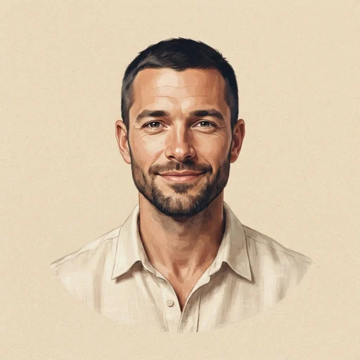 AI-generated illustrated avatar for Ludvig