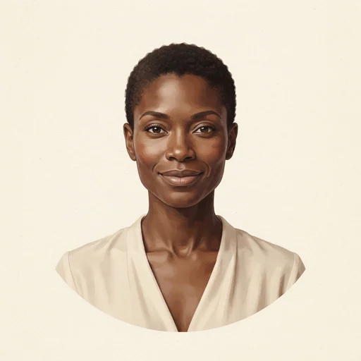 AI-generated illustrated avatar for Alice
