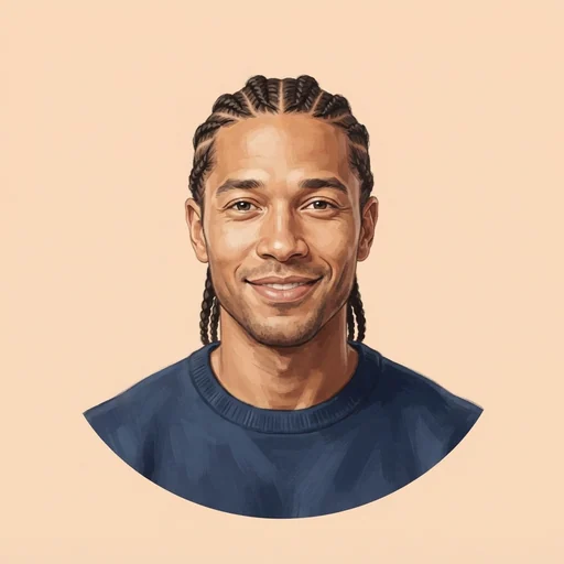AI-generated illustrated avatar for Felipe