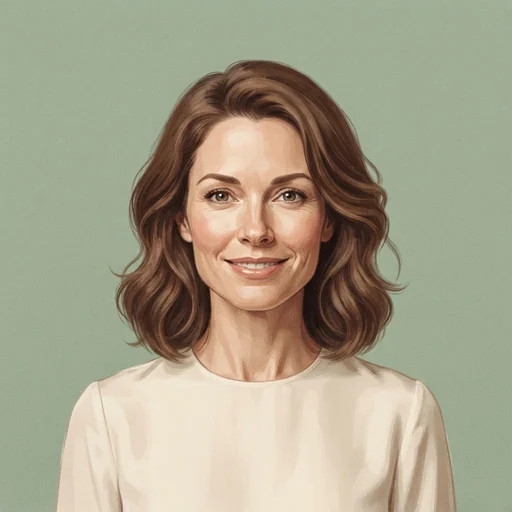 AI-generated illustrated avatar for Helena