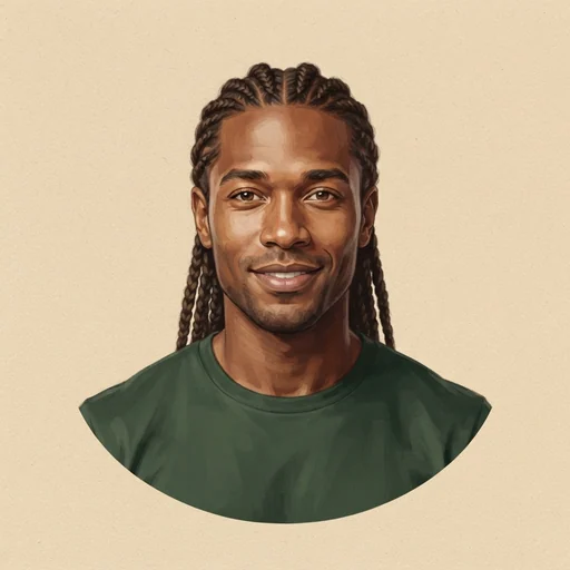 AI-generated illustrated avatar for Moritz
