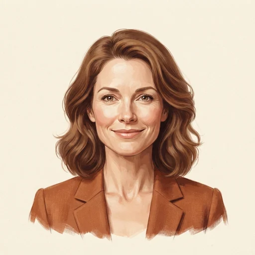 AI-generated illustrated avatar for Klara