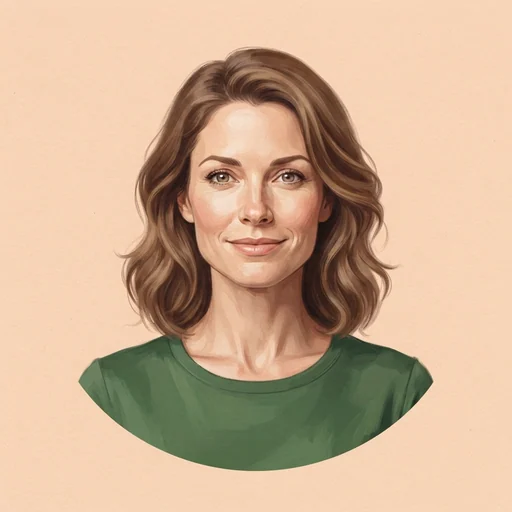 AI-generated illustrated avatar for Layan
