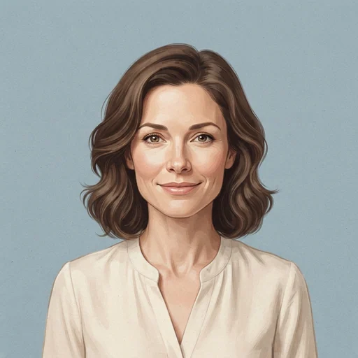 AI-generated illustrated avatar for Freja