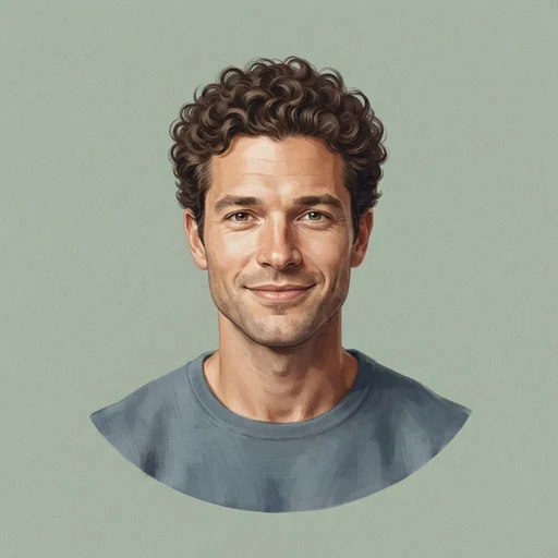 AI-generated illustrated avatar for Marco
