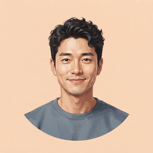 AI-generated illustrated avatar for Taehyun