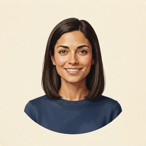 AI-generated illustrated avatar for Leyla