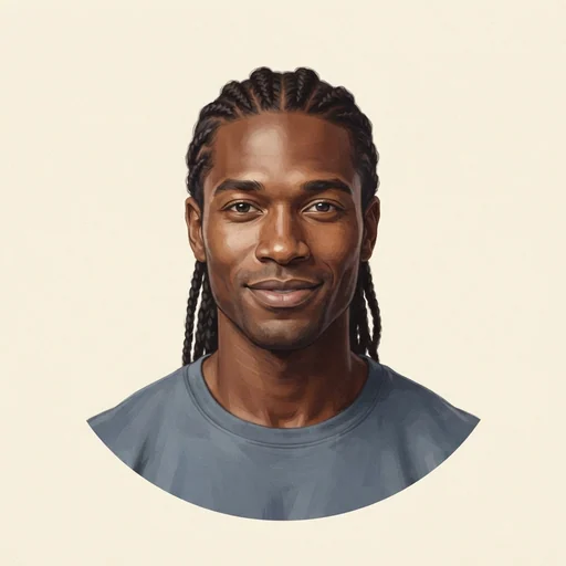 AI-generated illustrated avatar for Vidar