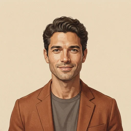 AI-generated illustrated avatar for Jameson