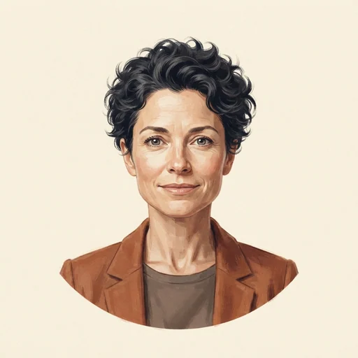 AI-generated illustrated avatar for Tehila