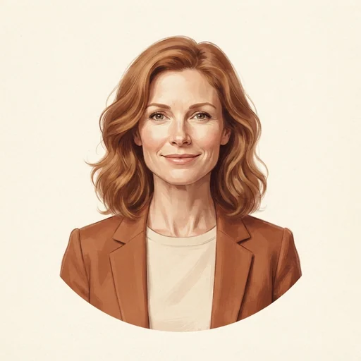 AI-generated illustrated avatar for Sneha