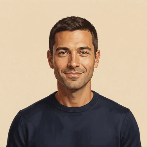 AI-generated illustrated avatar for Gil