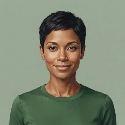 AI-generated illustrated avatar for Yu-Hsin