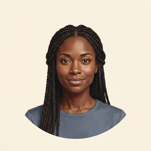 AI-generated illustrated avatar for Léonie