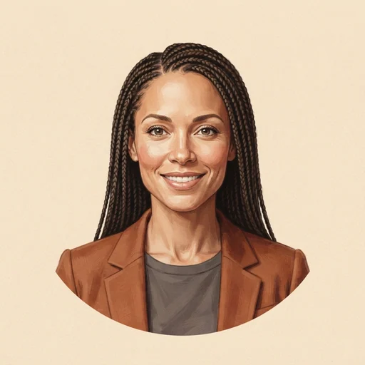 AI-generated illustrated avatar for Alma