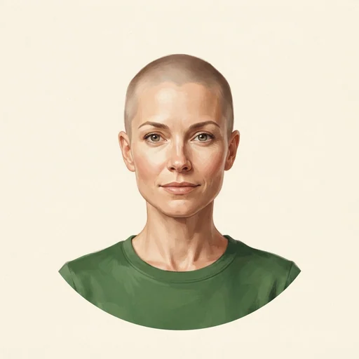 AI-generated illustrated avatar for Ximena