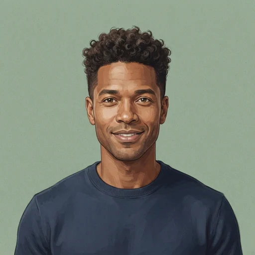 AI-generated illustrated avatar for Archie