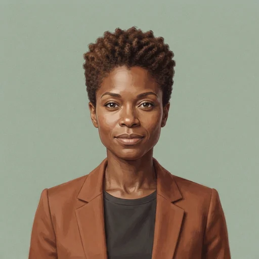 AI-generated illustrated avatar for Natalia