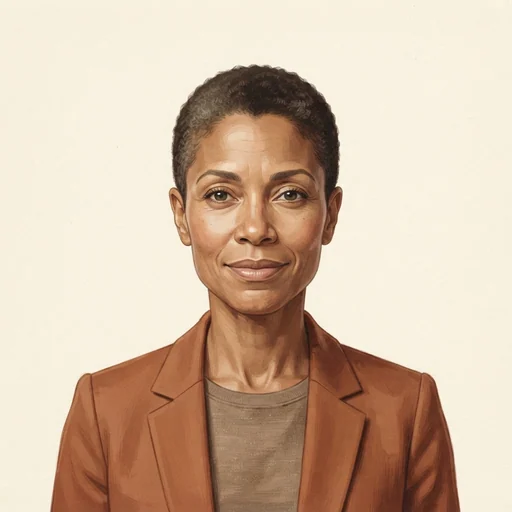 AI-generated illustrated avatar for Paulette - Calm Jamaican Woman