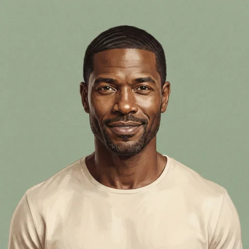 AI-generated illustrated avatar for Adam - Distinct, Deep and Engaging