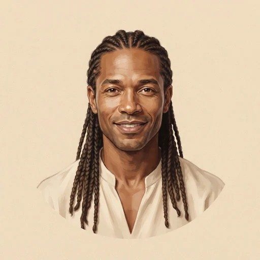 AI-generated illustrated avatar for Fabien - Confident and Energetic