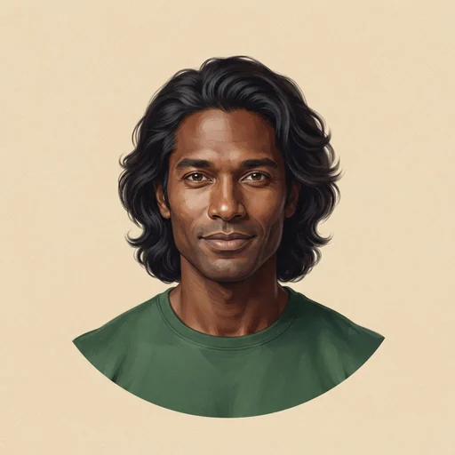 AI-generated illustrated avatar for Choi - Soft ,Calm & Professional