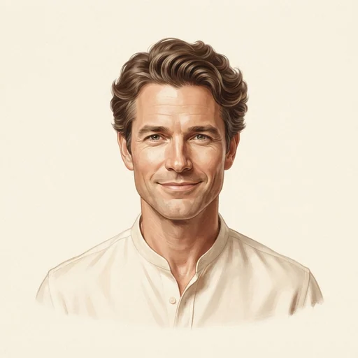 AI-generated illustrated avatar for Yudo - Soft, Soothing and Calm