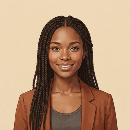 AI-generated illustrated avatar for Zara — Hindi