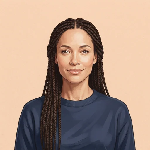 AI-generated illustrated avatar for Marishnou - Serene, Romantic Night Voice